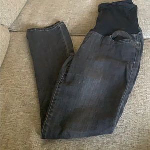 Never work black maternity jeans
